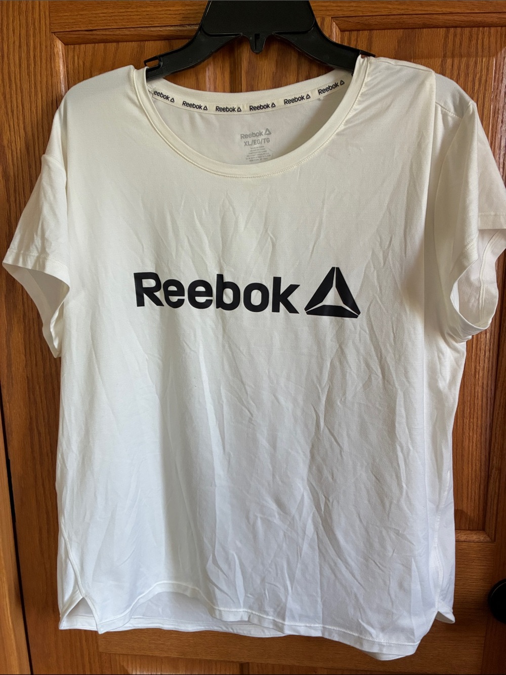 Reebok Short Sleeve Tee with Black Logo